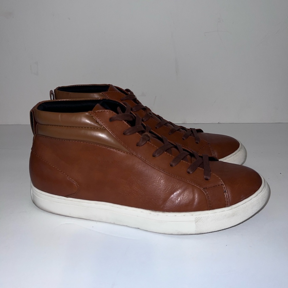Alfani Men’s Faux Leather High-Top Sneakers